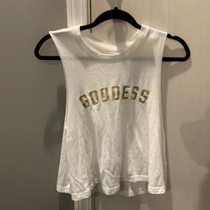 Spiritual Gangster White Crop Tank